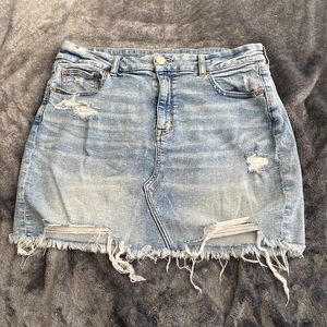 American Eagle Curvy High Rise Mini Skirt